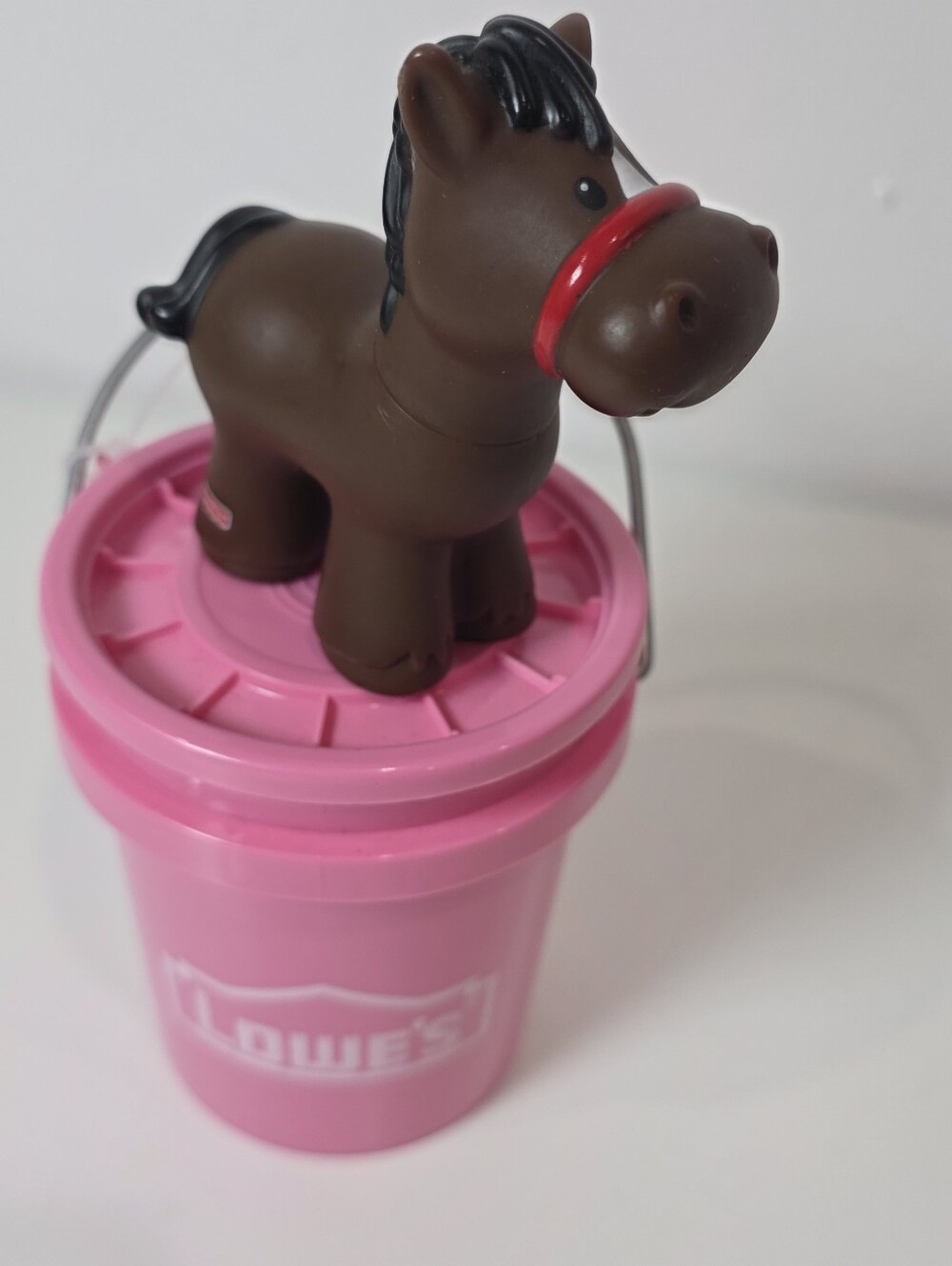 Vintage Fisher Price Little People Dark Brown Horse